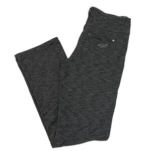 Kuhl Mova Pants Activewear Straight‎ Leg Space Dye Gray Drawstring Waist